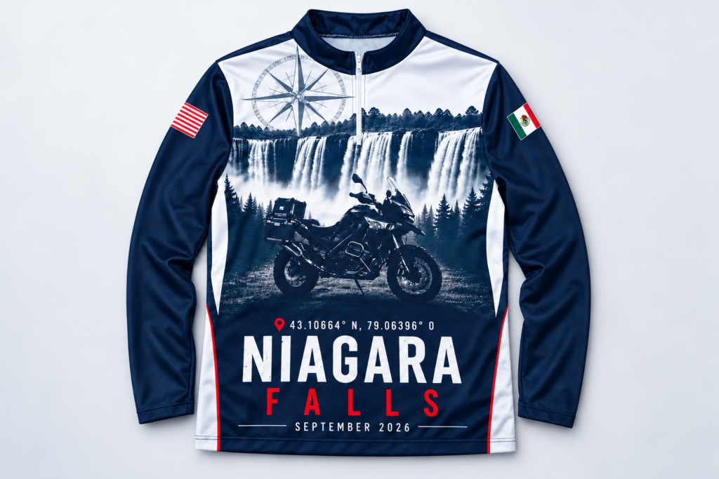 Fotografía de los jerseys personalizados realizados para Niagara Falls.